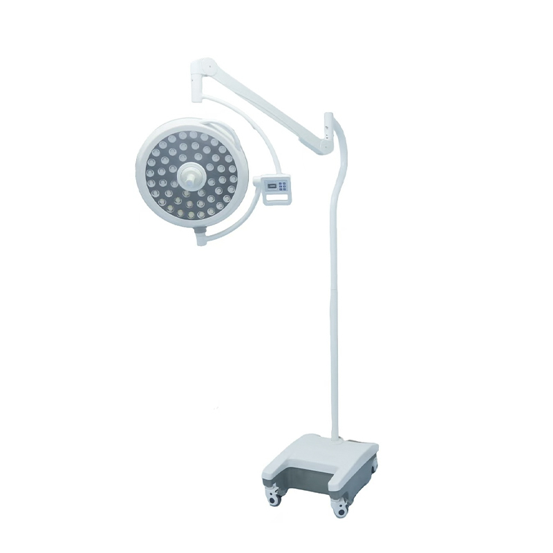 Lumină chirurgicală cu LED fără umbră de 48 W, cu rotile