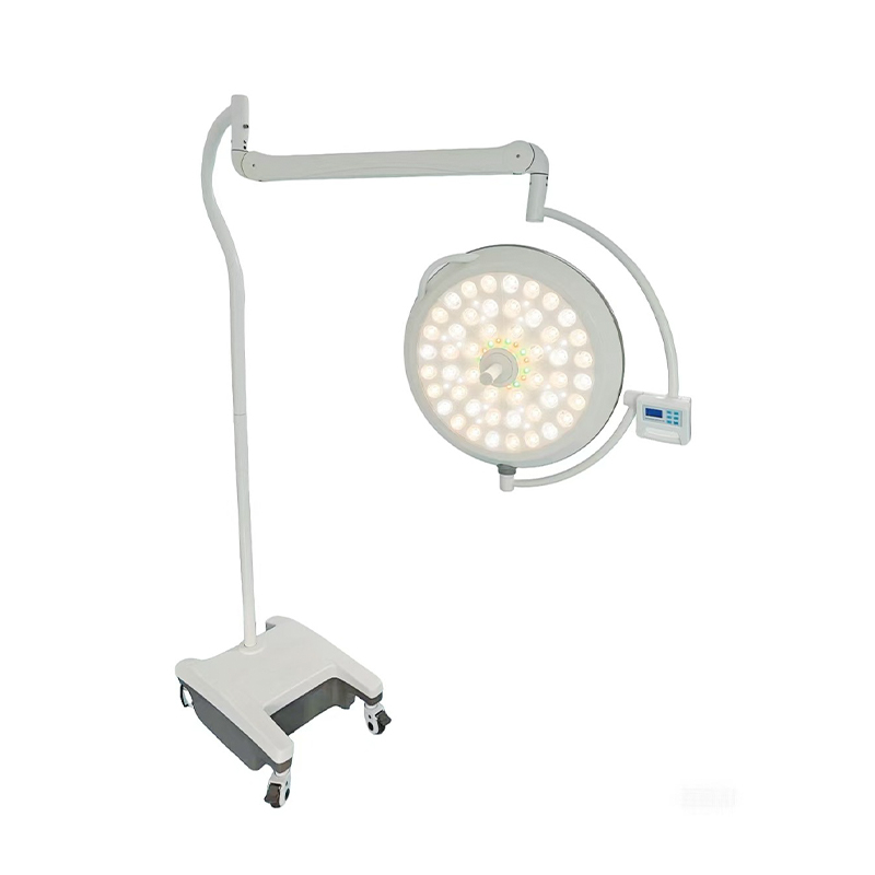 Lampă chirurgicală mobilă fără umbră cu lumină rece de 80W Lampă chirurgicală mobilă fără umbră cu lumină rece de 80W