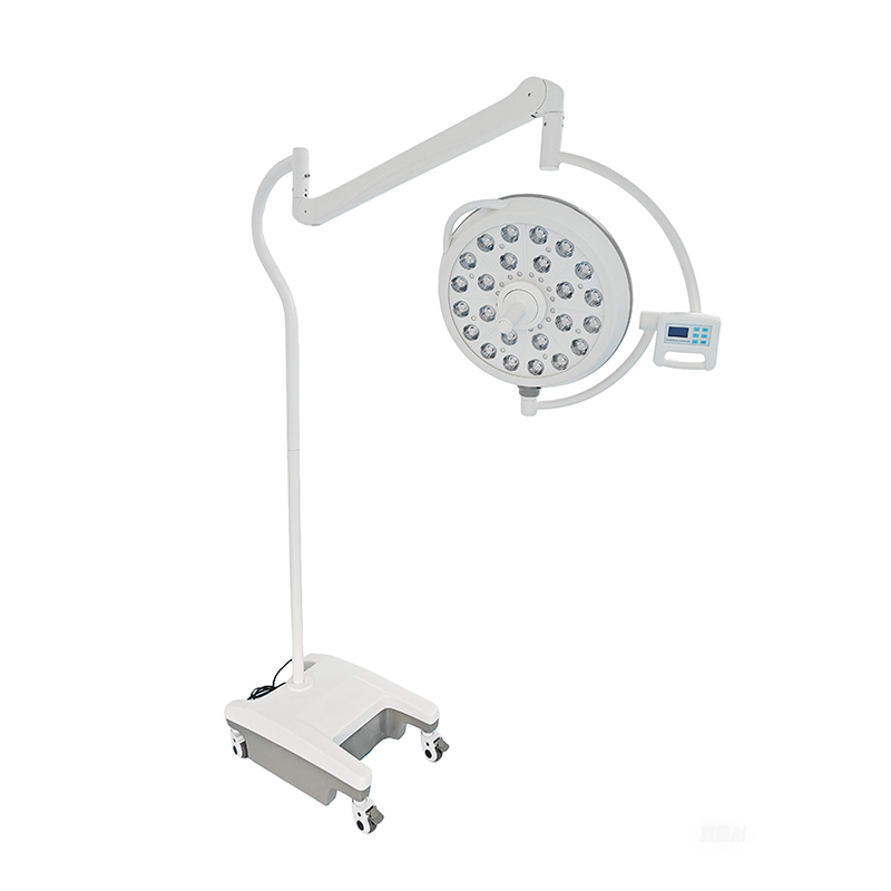 Lumină chirurgicală antibacteriană mobilă LED fără umbră de 48W Lumină chirurgicală antibacteriană mobilă LED fără umbră de 48W